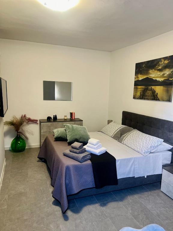 Postel nebo postele na pokoji v ubytování casa turistica l'etoile