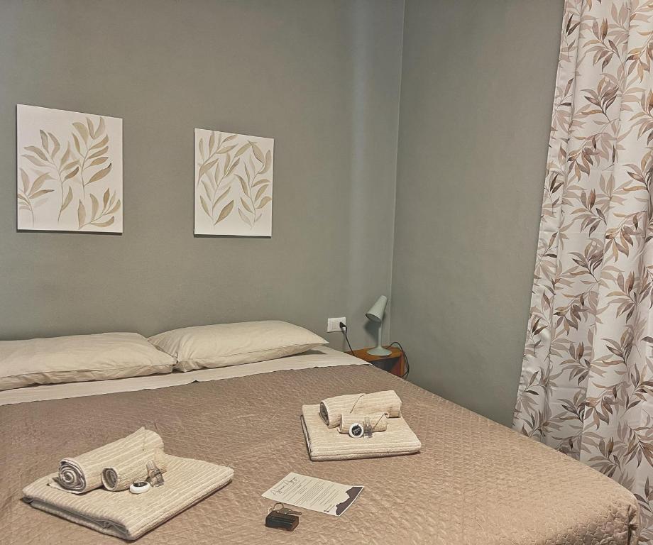 Postel nebo postele na pokoji v ubytování Agriturismo Agagin