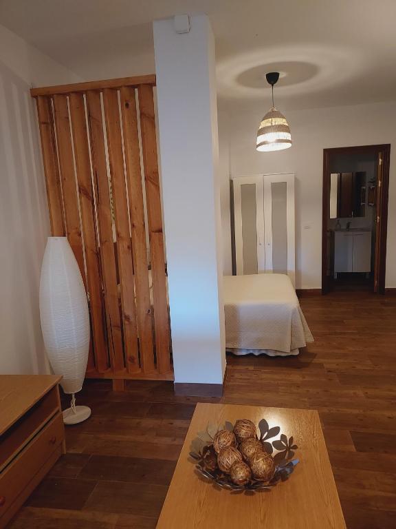 Postel nebo postele na pokoji v ubytování LOS NOGALES