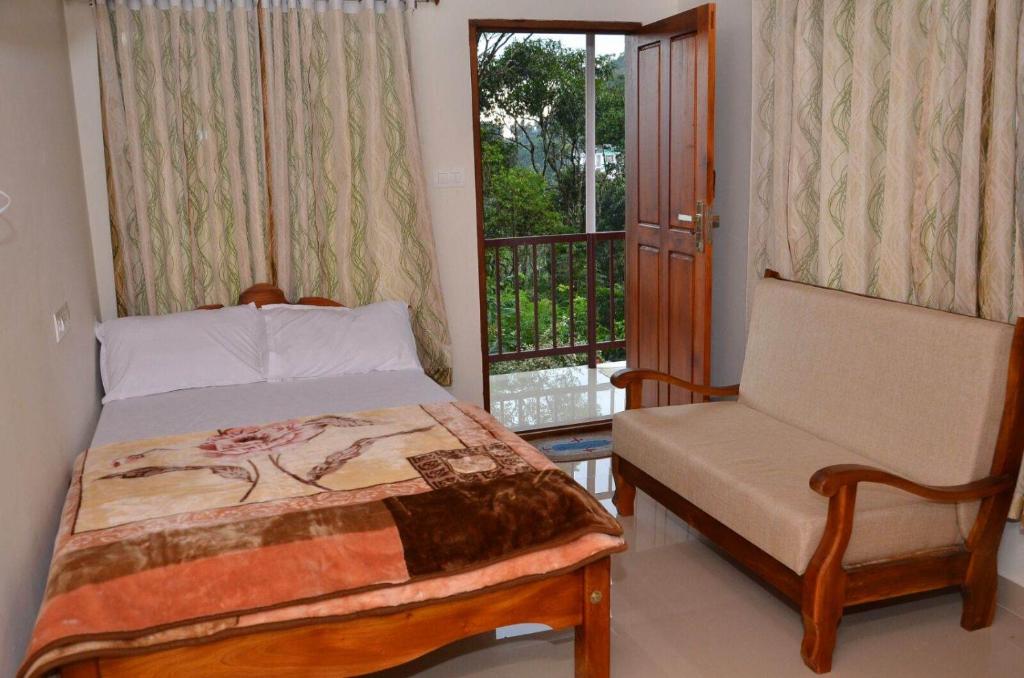 Postel nebo postele na pokoji v ubytování Athens Cottage