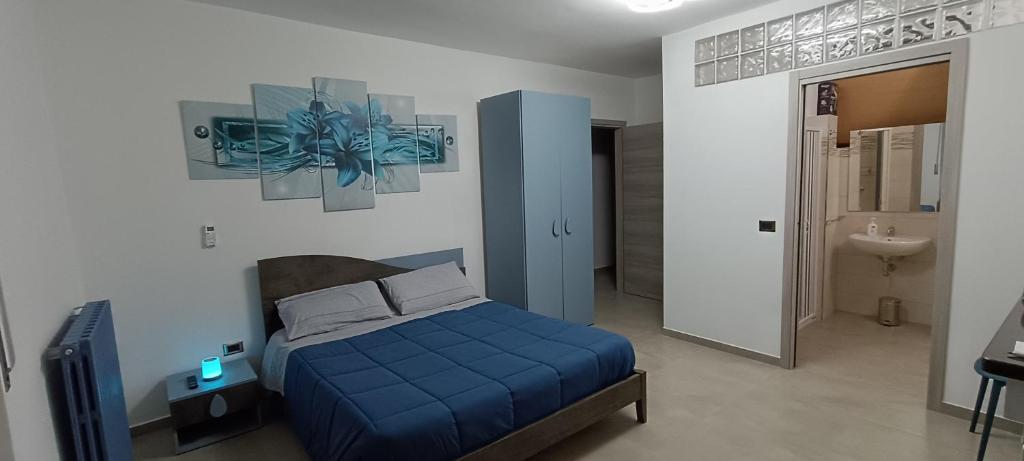 Postel nebo postele na pokoji v ubytování All inBasilicata Bed & Breakfast