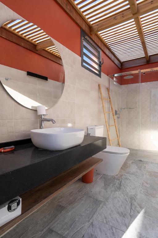 Koupelna v ubytování Kaz Corail Villa exceptionnelle