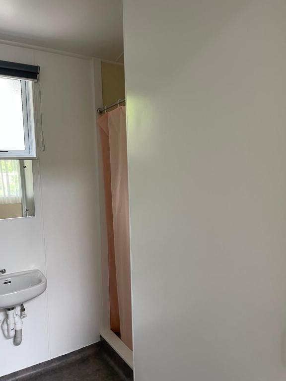Koupelna v ubytování Mataki Motel