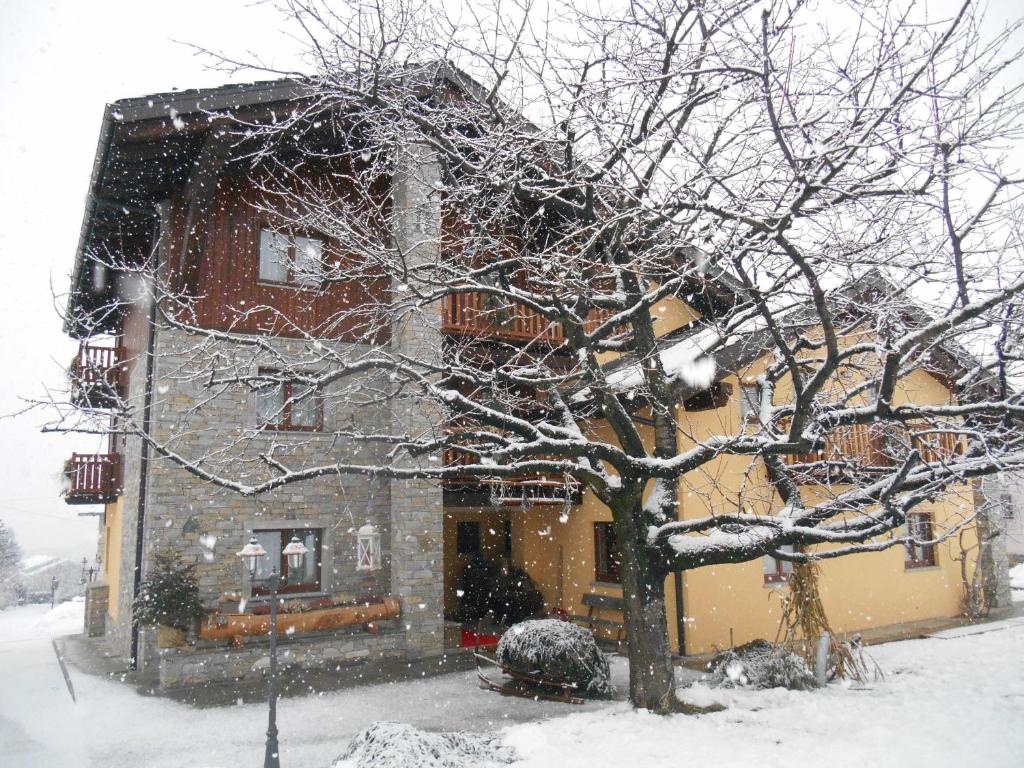 La Vigne de Papagran v zime