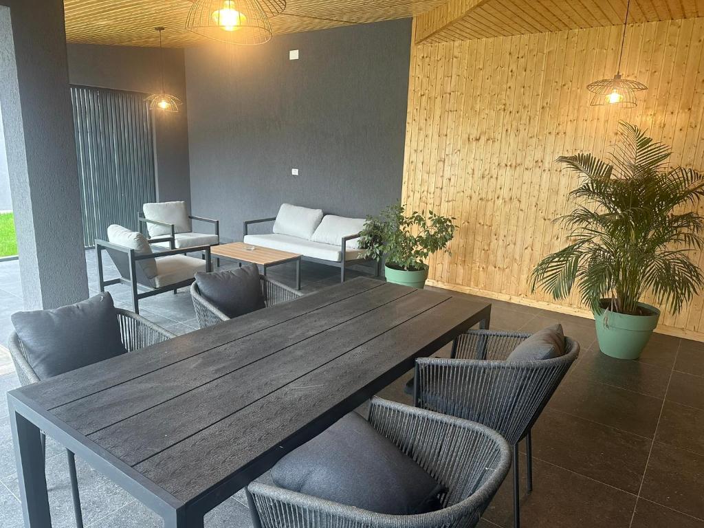 Posezení v ubytování Grey Residence