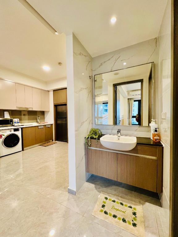 Kuchyň nebo kuchyňský kout v ubytování Agile TRX Luxury suite Bukit bintang
