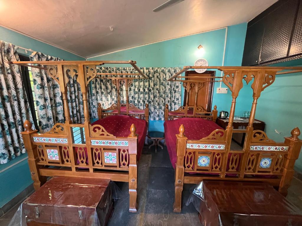 Posezení v ubytování Sharad Baug homestay
