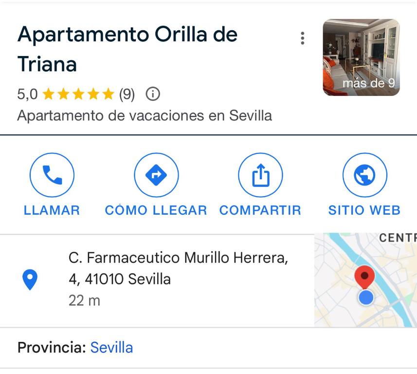 Certifikát, ocenenie alebo iný dokument vystavený v ubytovaní Apartamento Orilla de Triana