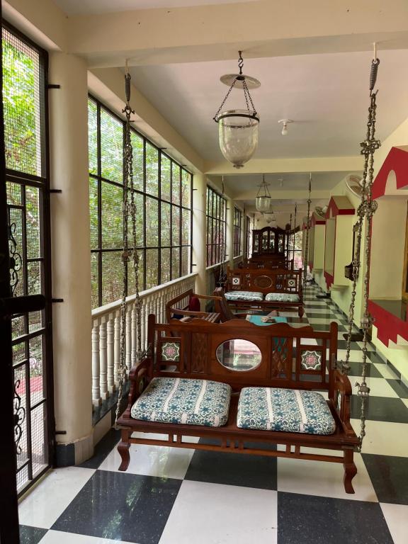 Posezení v ubytování Sharad Baug homestay