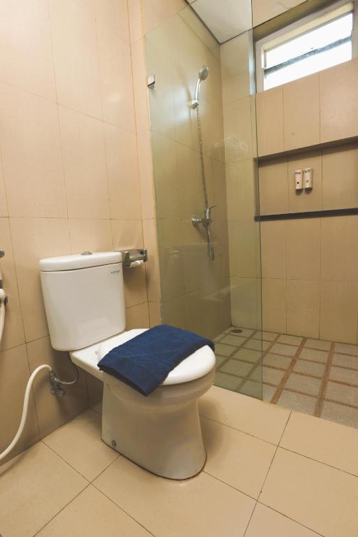 Koupelna v ubytování Hotel Dafam Rio