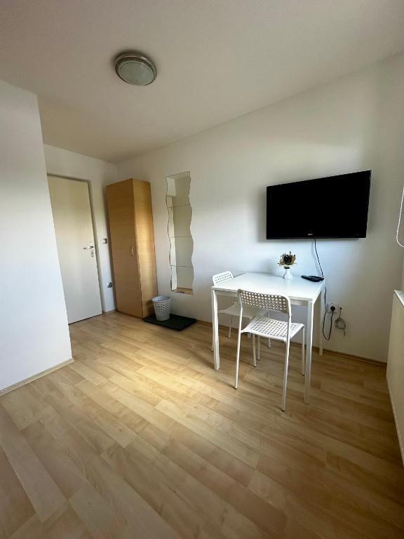 TV a/nebo společenská místnost v ubytování Apartment and rooms Špes