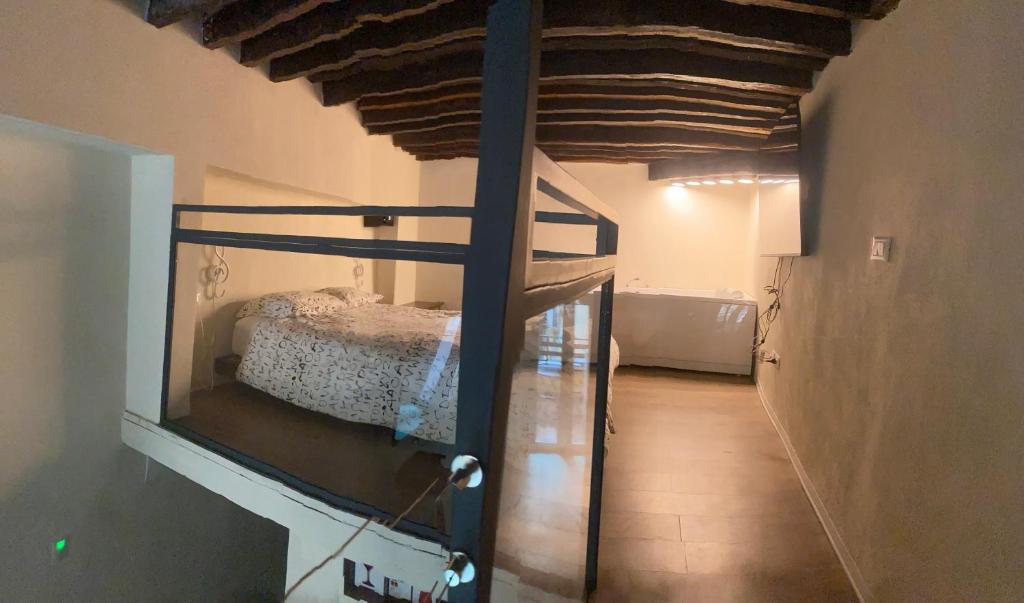 Postel nebo postele na pokoji v ubytování Due Papi