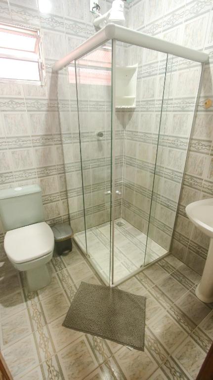Koupelna v ubytování Sky Suites Pousada