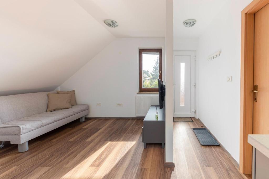 Posezení v ubytování LOGAR Apartments