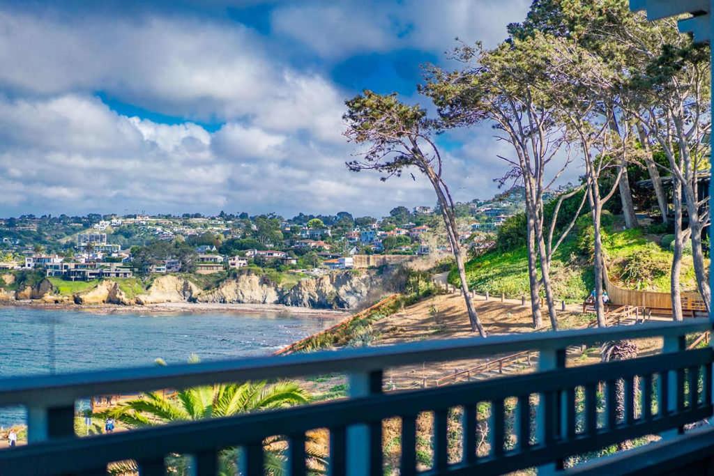 a view of the ocean from a balcony at Spectacular La Jolla Cove Compound in San Diego