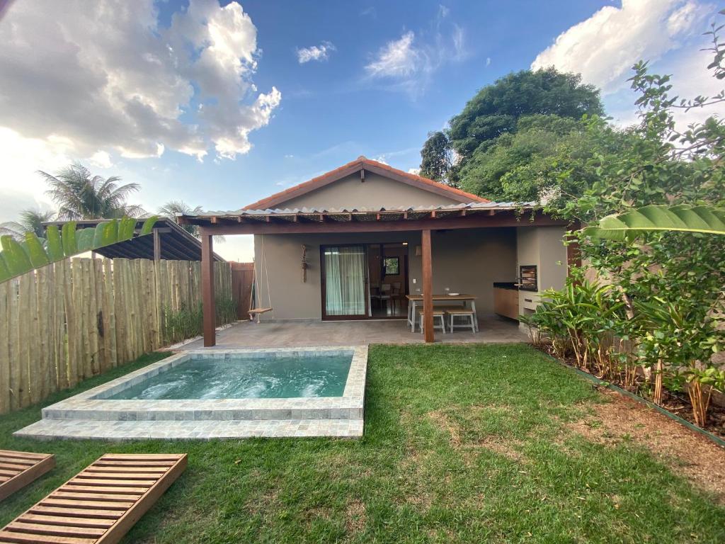 Gallery image of Bangalô com piscina e privacidade a 6 km do centro in Campo Grande