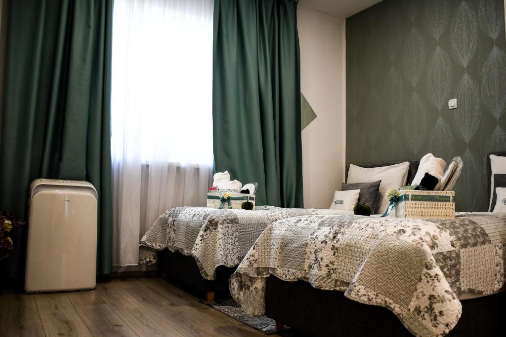 Posteľ alebo postele v izbe v ubytovaní Apartments Experience Zagreb