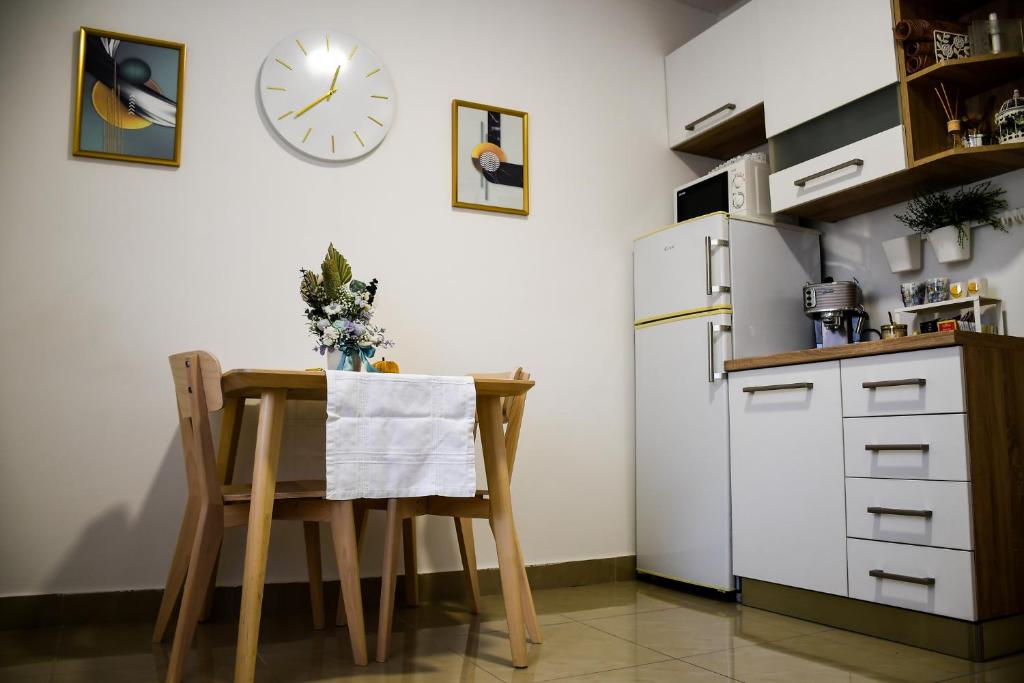 Kuchyňa alebo kuchynka v ubytovaní Apartments Experience Zagreb