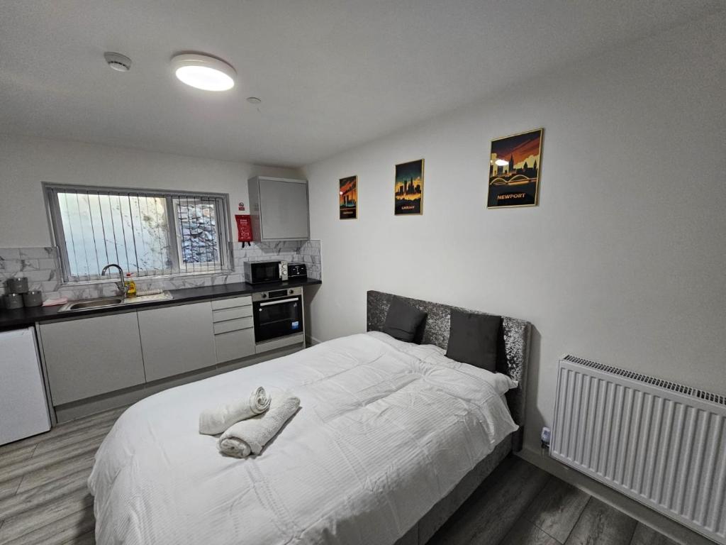 Cosy Cardiff Apartments - Garden Lounge - 双人间