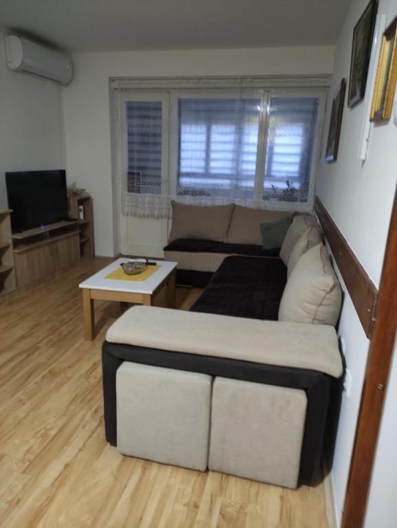 TV a/nebo společenská místnost v ubytování Apartman NINASTA