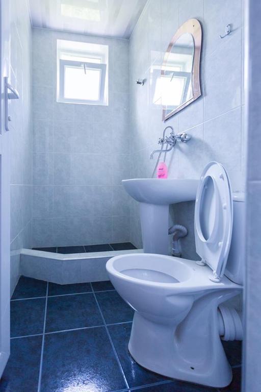 Koupelna v ubytování Hotel Nini