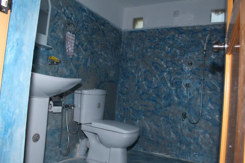 Koupelna v ubytování Abberny villa