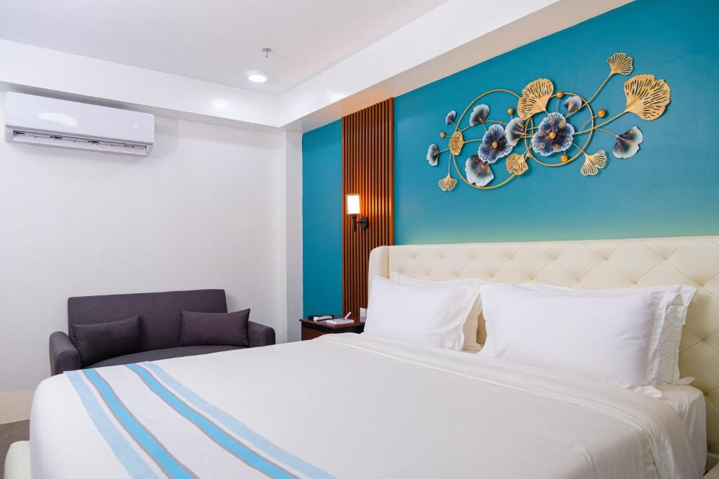 Postel nebo postele na pokoji v ubytování Le Dream Hotel near Vigan