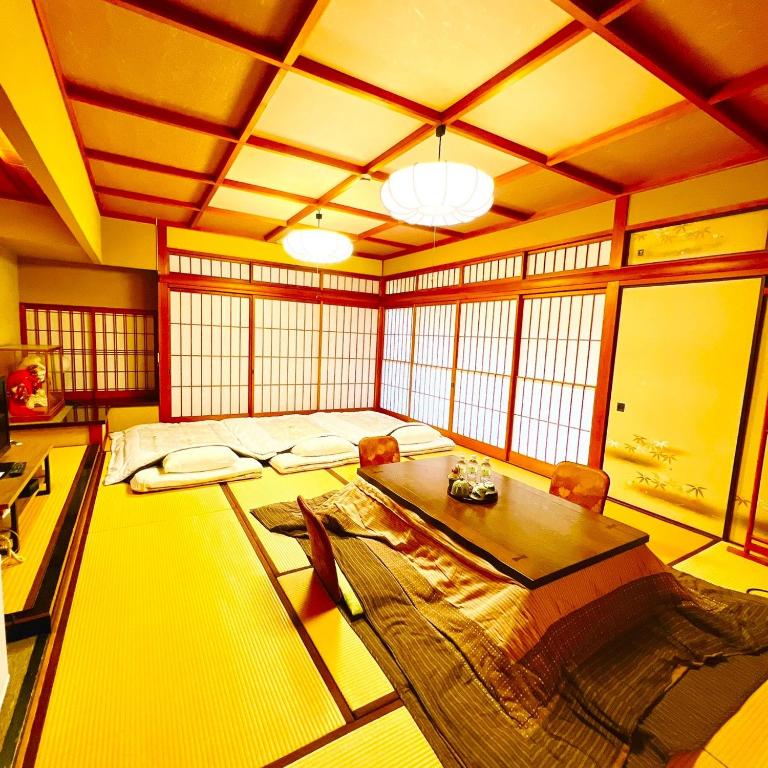 Posezení v ubytování Japanese style hotel and dining Morigen