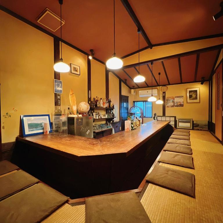 Posezení v ubytování Japanese style hotel and dining Morigen