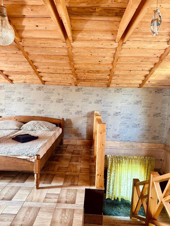 Postel nebo postele na pokoji v ubytování Forest House