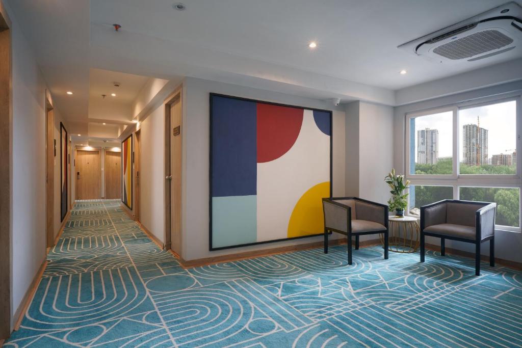 Posezení v ubytování Sarovar Portico Kolkata