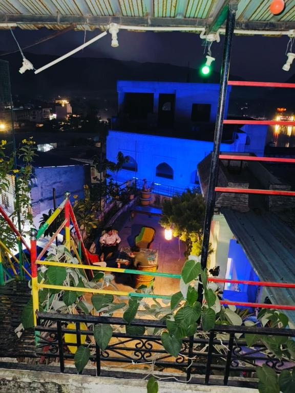 Balkón nebo terasa v ubytování Hotel Nirvana rooftop