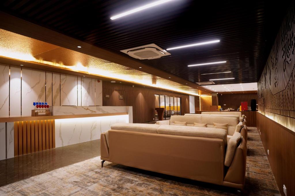 Posezení v ubytování Sarovar Portico Kolkata