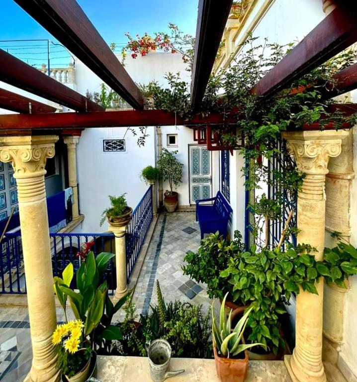 Balkon atau teras di Dar Andrea