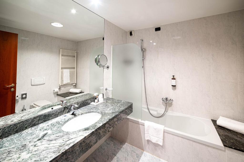 Koupelna v ubytování Phi Hotel Cavalieri
