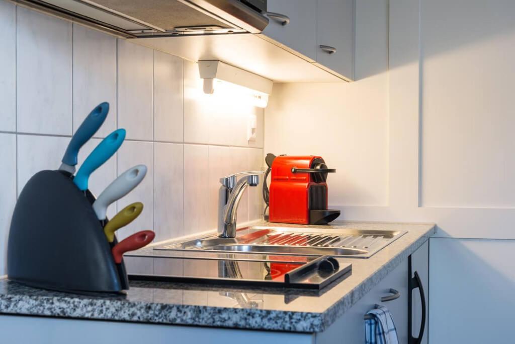 Kuchyň nebo kuchyňský kout v ubytování HITrental Zeughausgasse - Apartment
