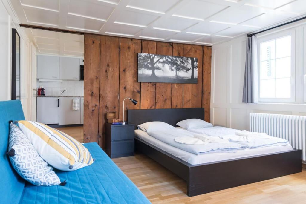 Postel nebo postele na pokoji v ubytování HITrental Zeughausgasse - Apartment