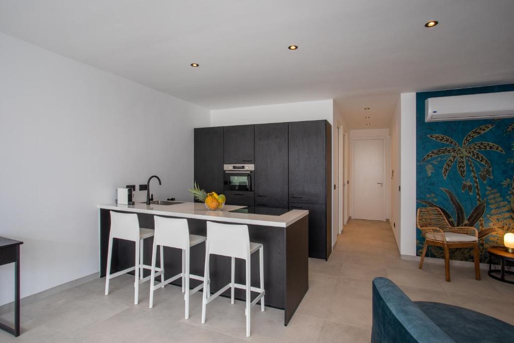 Kuchyň nebo kuchyňský kout v ubytování Oasis luxury apartment in Jan Thiel - close to the beach