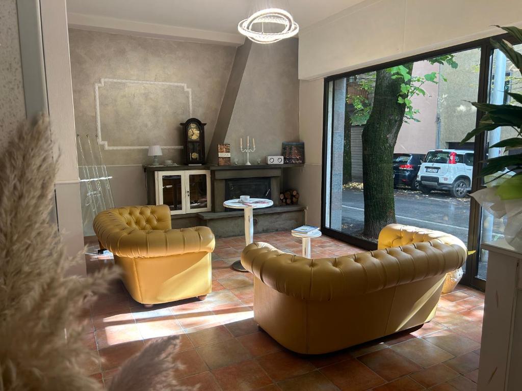 Posezení v ubytování Hotel Ristorante StellAmiata