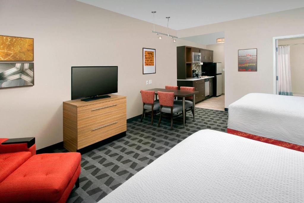 TownePlace Suites by Marriott Alexandria Fort Belvoir - Studio Avec Deux Lits Queen - Entendre Accessible