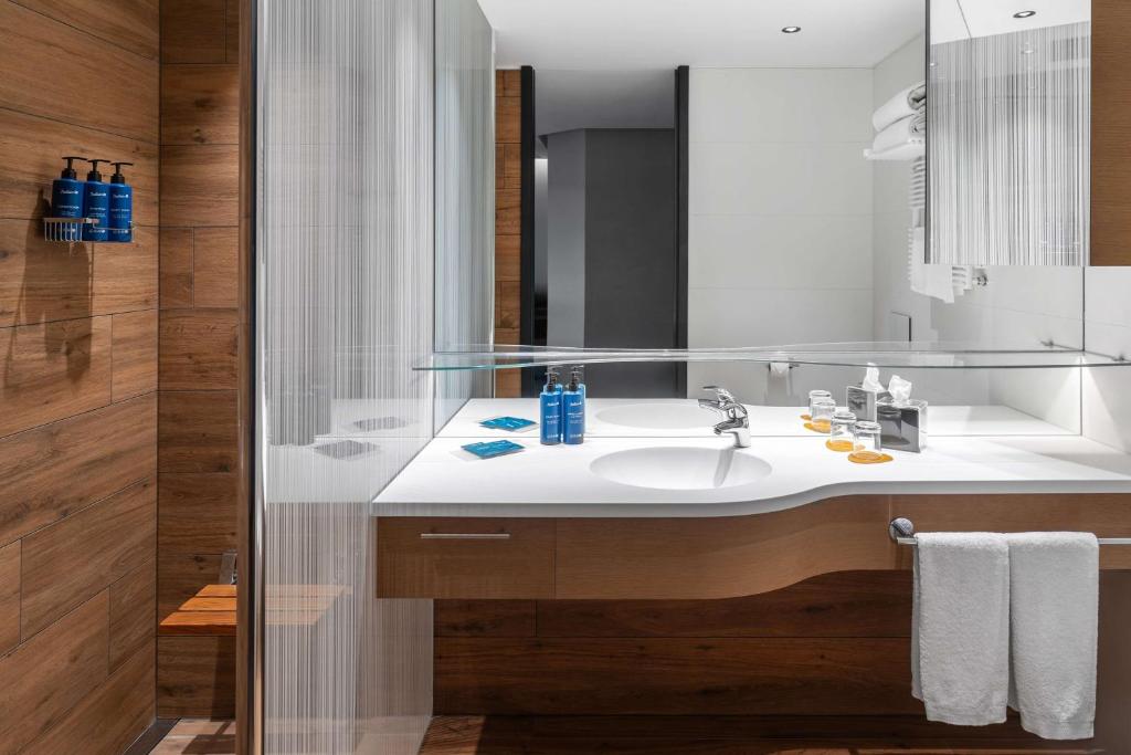 Koupelna v ubytování Radisson Blu Hotel, Bergamo ChorusLife