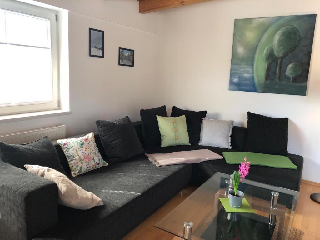 Posezení v ubytování Ferienwohnung Mader
