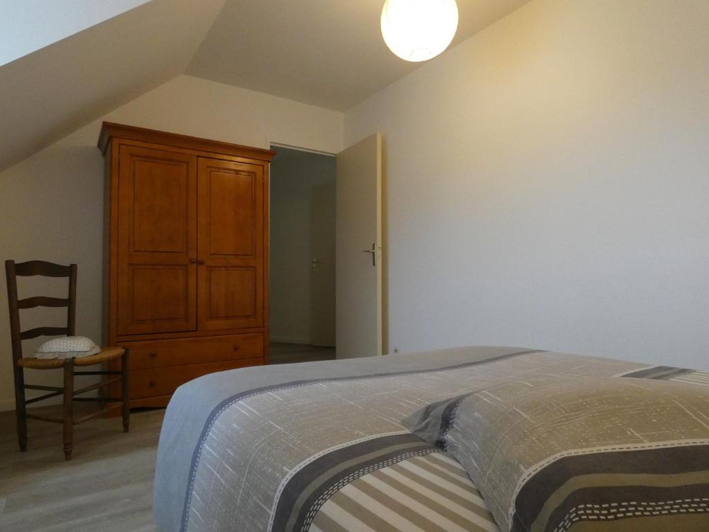 Posteľ alebo postele v izbe v ubytovaní Gîte des bords de l Eure 4 chambres 2 SDB et parking