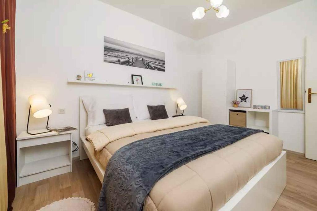 Posteľ alebo postele v izbe v ubytovaní Apartment in Crikvenica 39156
