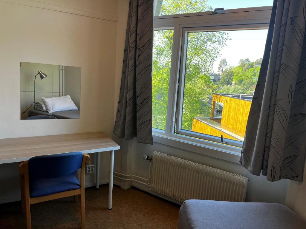 Postel nebo postele na pokoji v ubytování Hostel Oslofjord