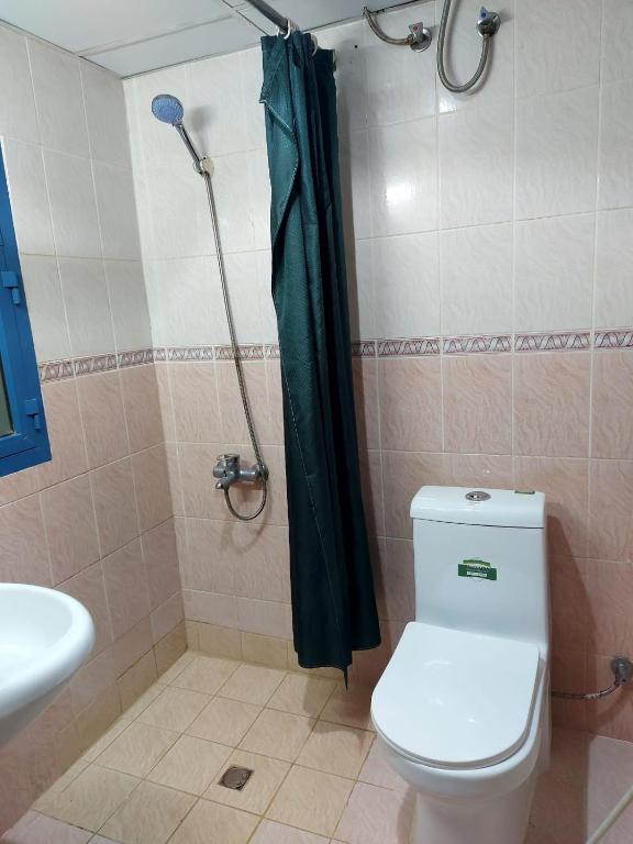 Koupelna v ubytování Saeed Hotel