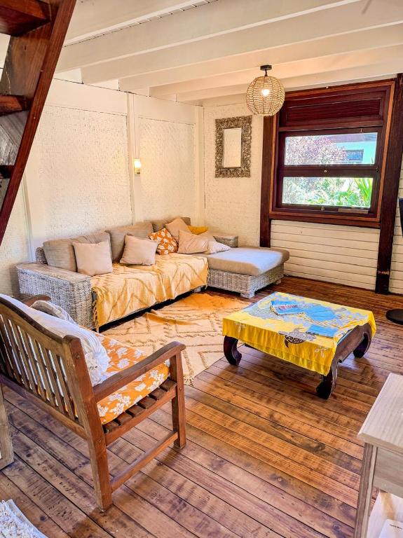 Posezení v ubytování Chalet TEMAE