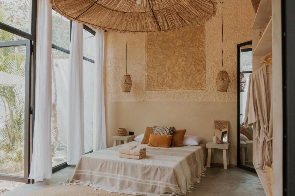 Voodi või voodid majutusasutuse San Marcos Properties toas