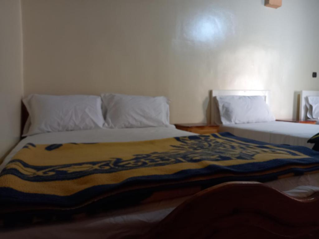 Postel nebo postele na pokoji v ubytování gîte d'étape ziz oasis