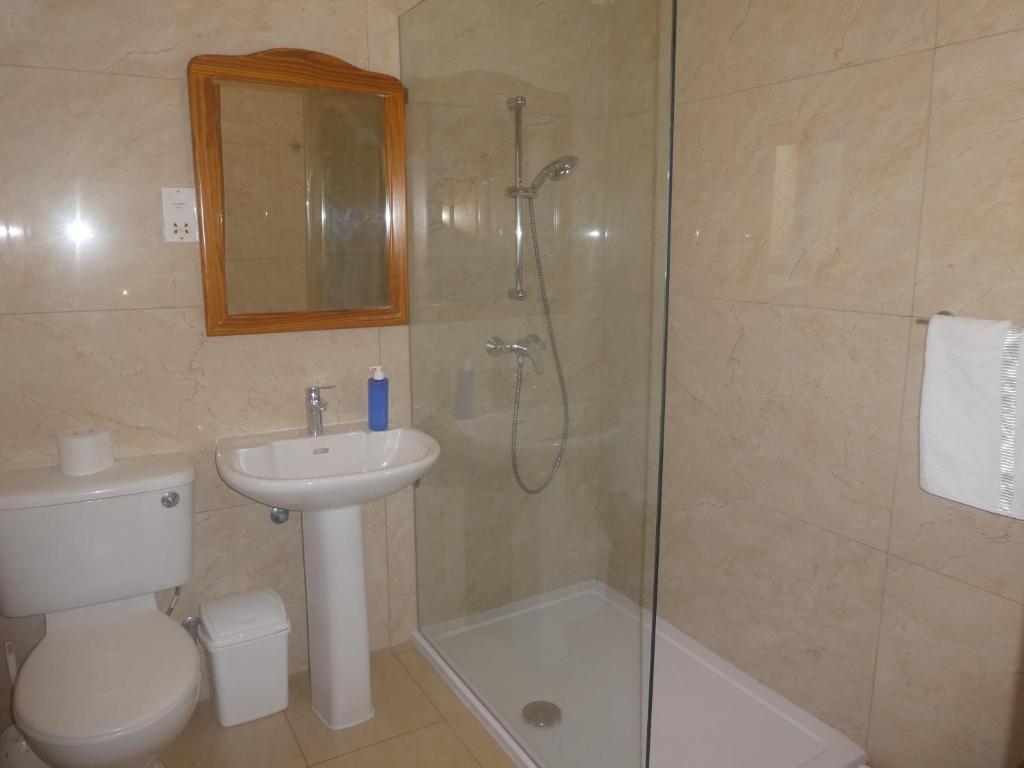 Koupelna v ubytování San Antonio Guesthouse